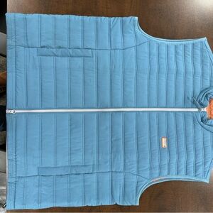 Men's Light Blue Quilted Vest